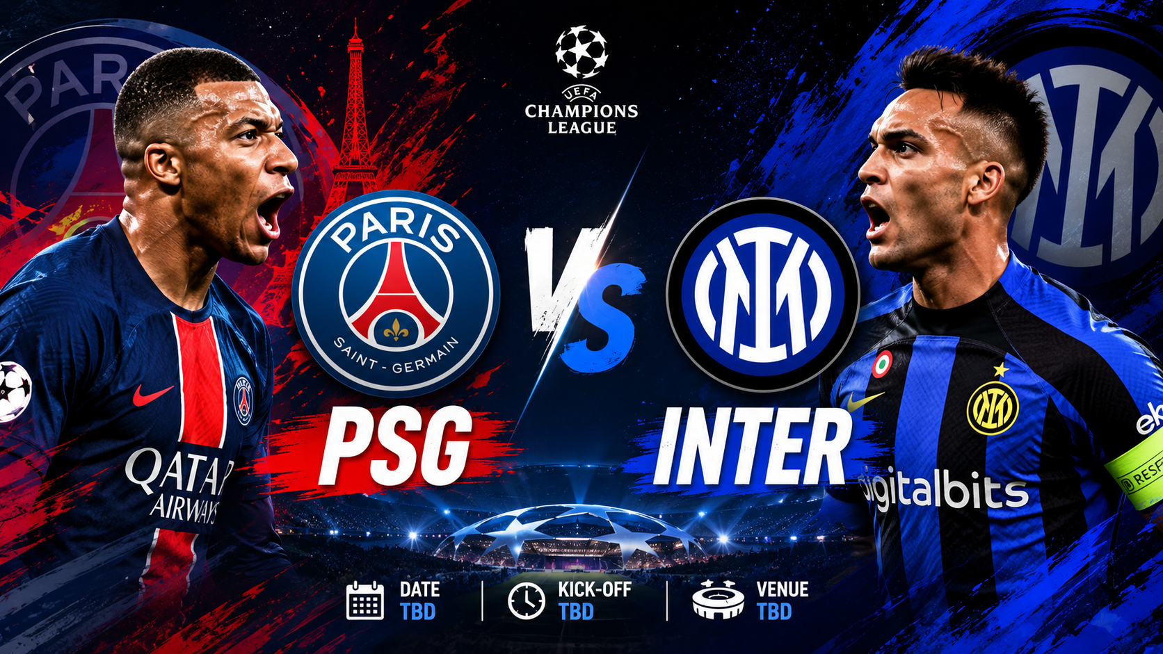 PSG vs Inter